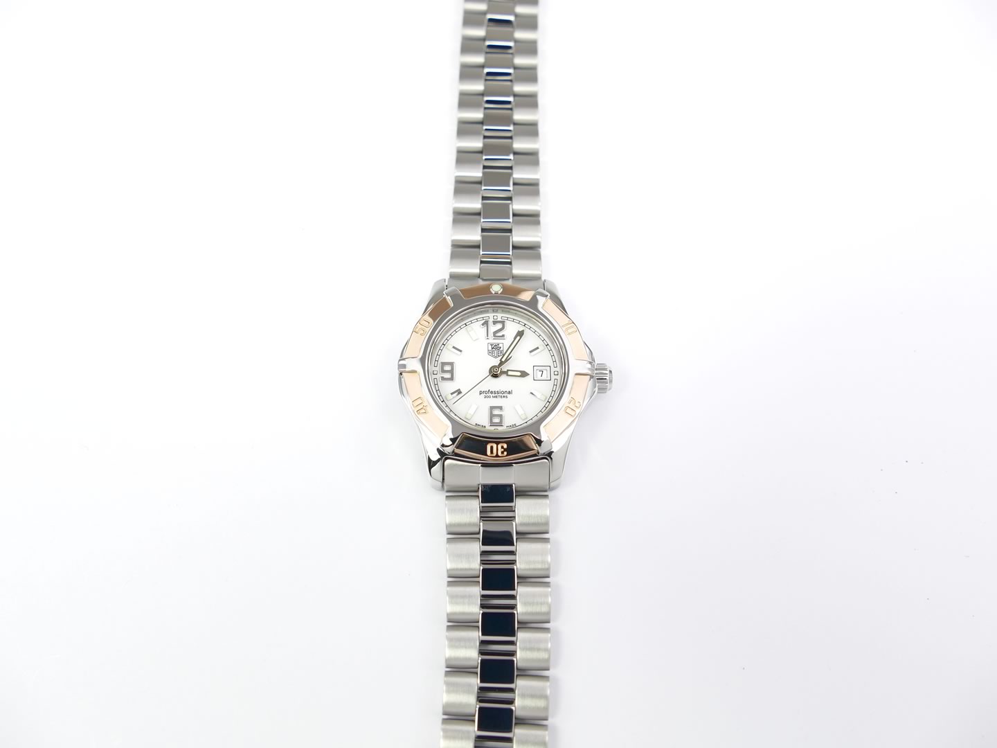 TAG Heuer 2000 Exclusive Solid 18k Gold Bezel WN1350