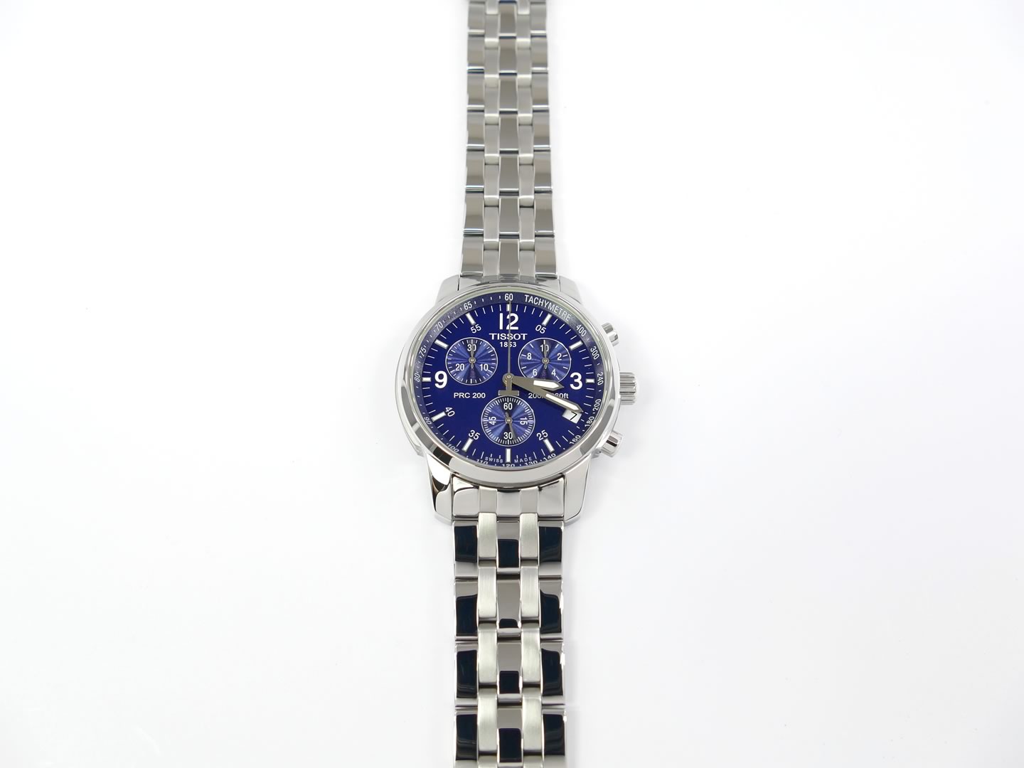 Tissot PRC 200 Chronograph Blue Dial T461 – SWWatches