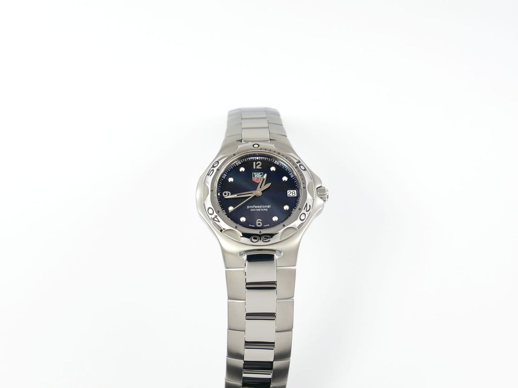TAG Heuer Kirium 38mm Blue Dial WL1113.BA0701 with rotating bezel