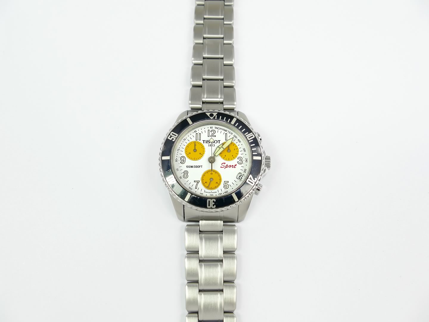 Tissot Sport Chronograph E662/762M rotating black bezel