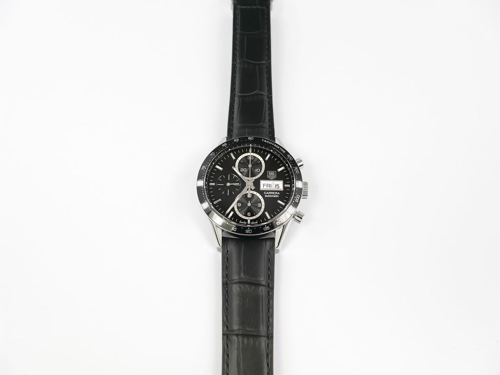 TAG Heuer Carrera Calibre 16 CV201AG day and date display