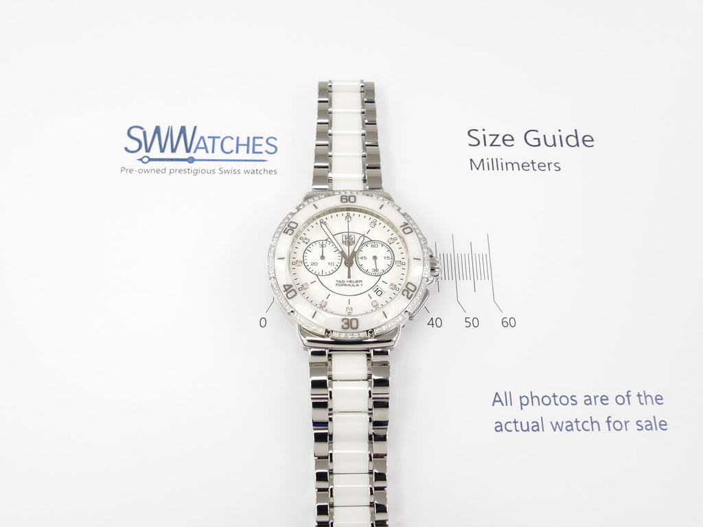 TAG Heuer Formula 1 White CAH1213.BA0863 case size 41mm