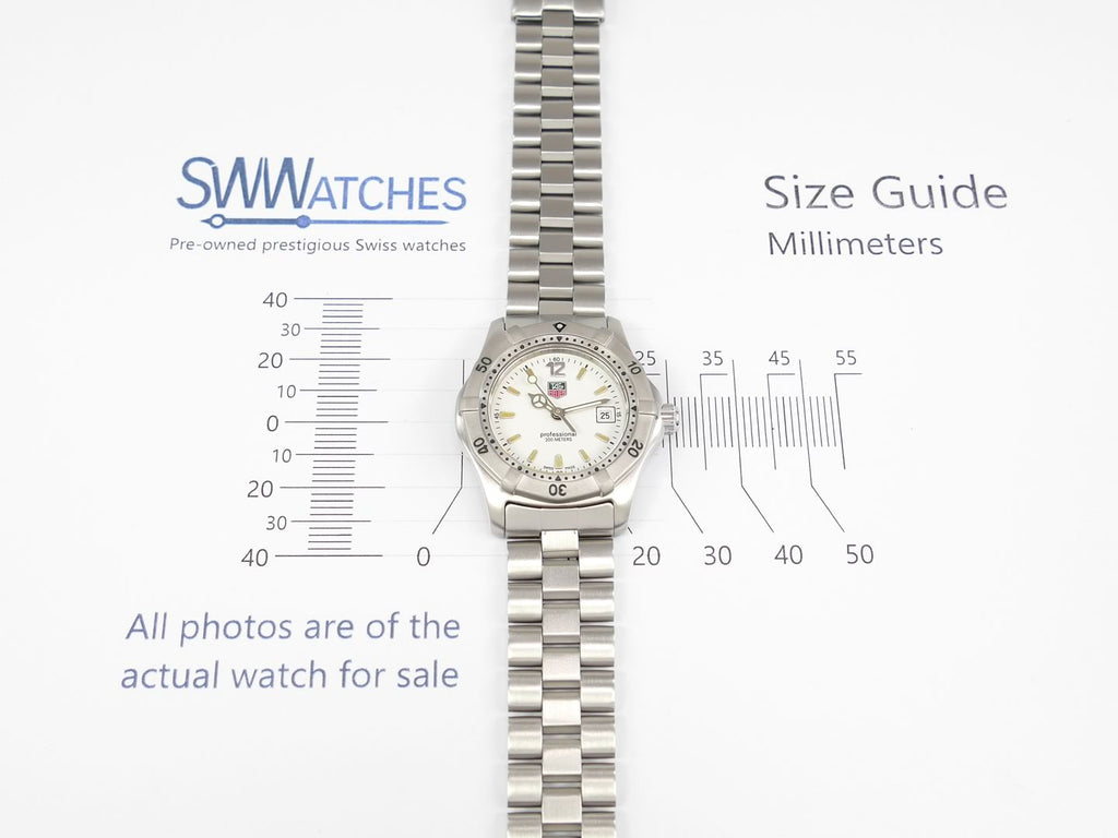 TAG Heuer 2000 WK1311.BA0319 Sapphire Crystal and Date 28mm