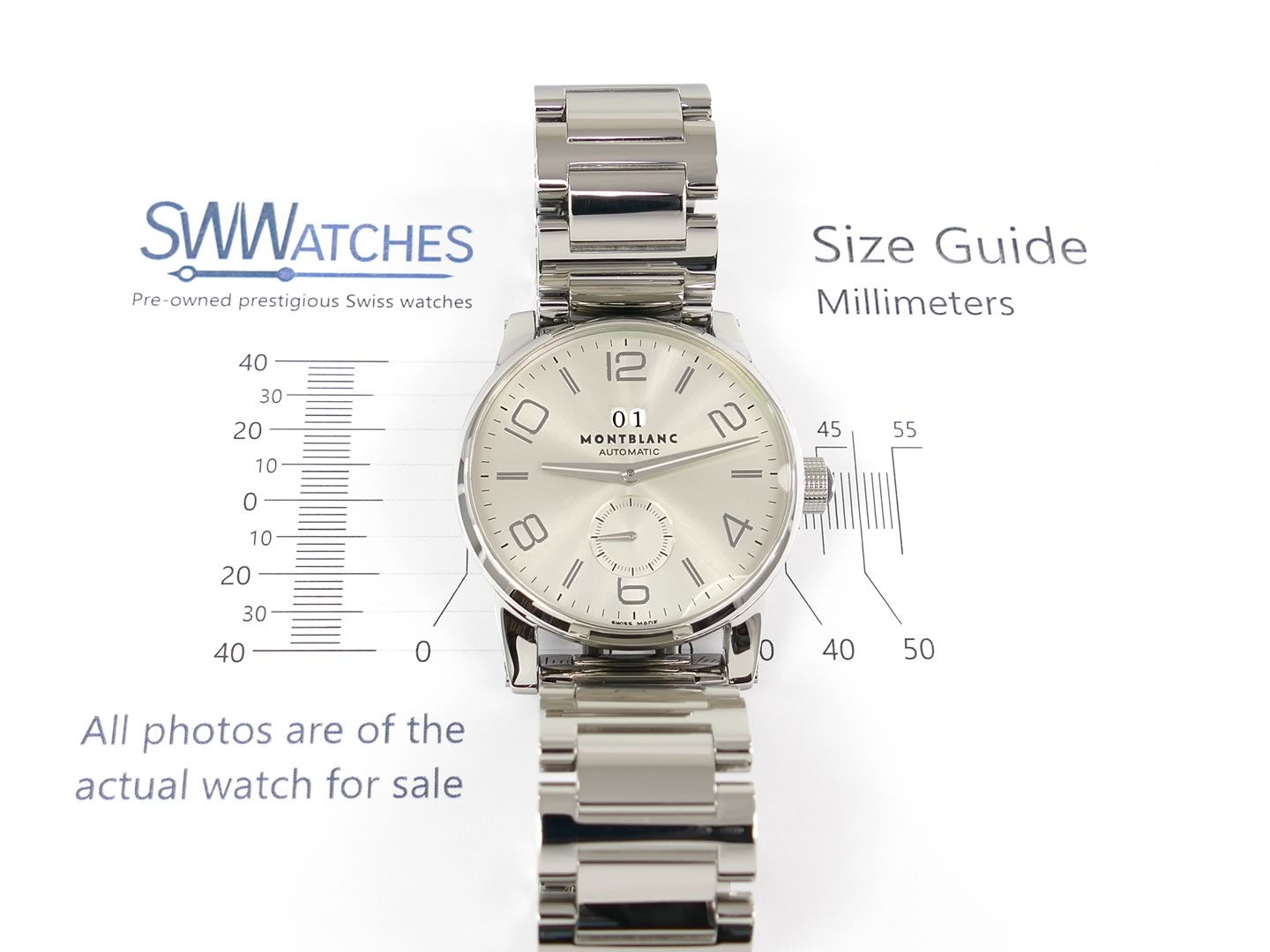 Montblanc Timewalker 7050 42mm case size