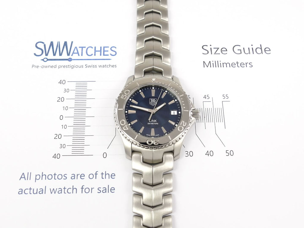 TAG Heuer Link Blue 39mm WJ1112.BA0570 Full Size