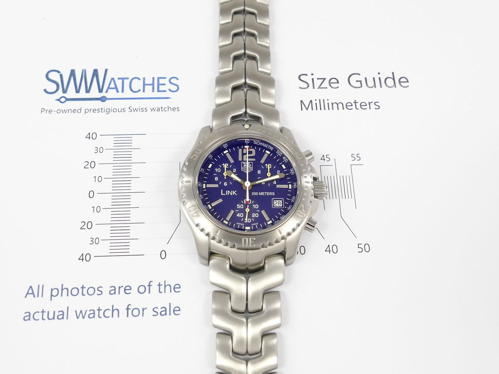 TAG Heuer Link CT1110.BA0550 case size 41mm