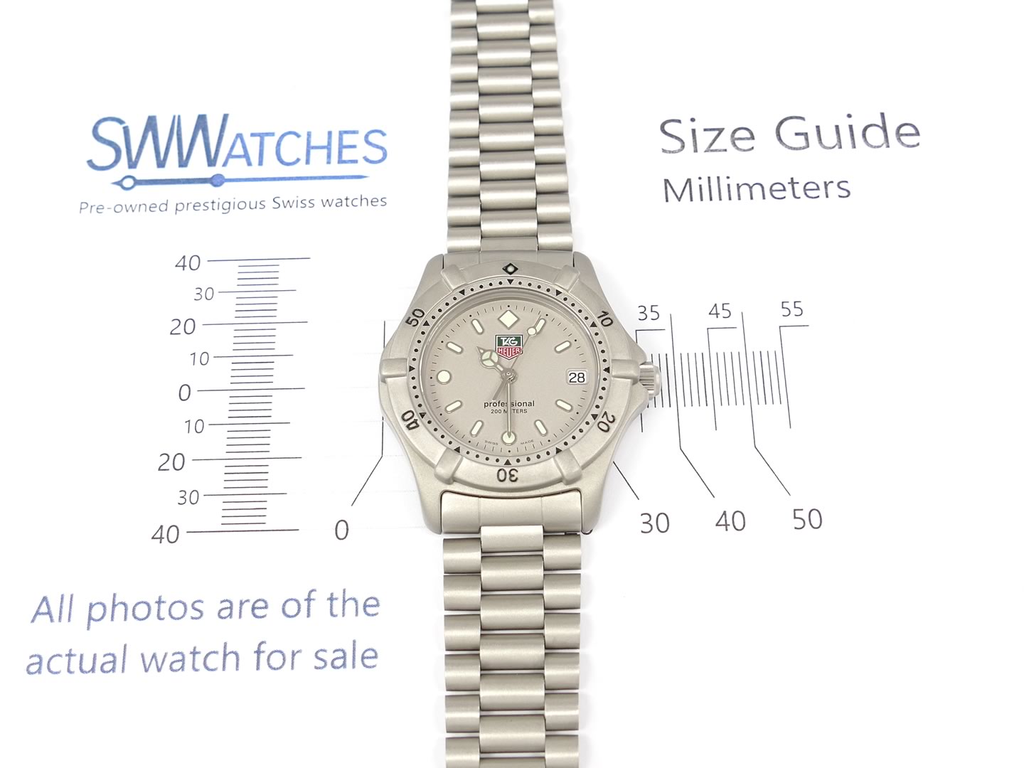 TAG Heuer 2000 Classic Silver / Grey 962.213R Mid Size – SWWatches