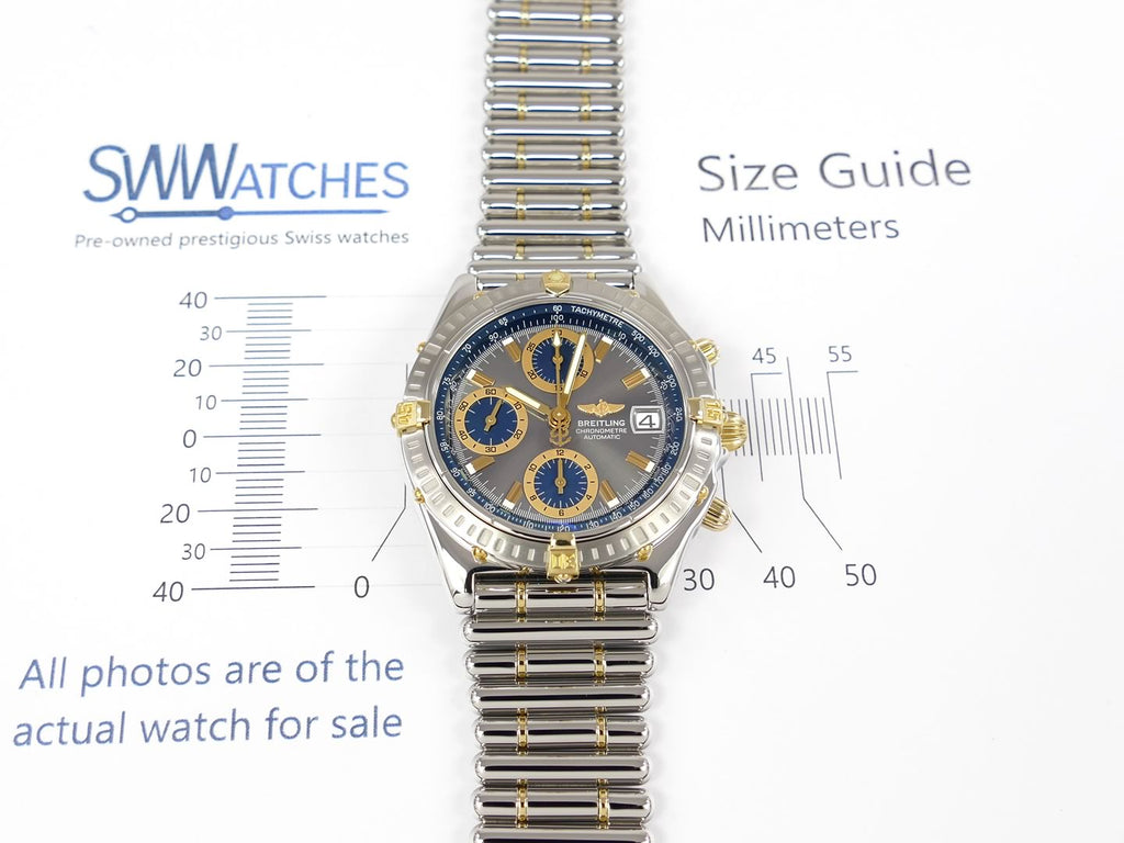 Breitling Chronomat B13352 case size 39mm