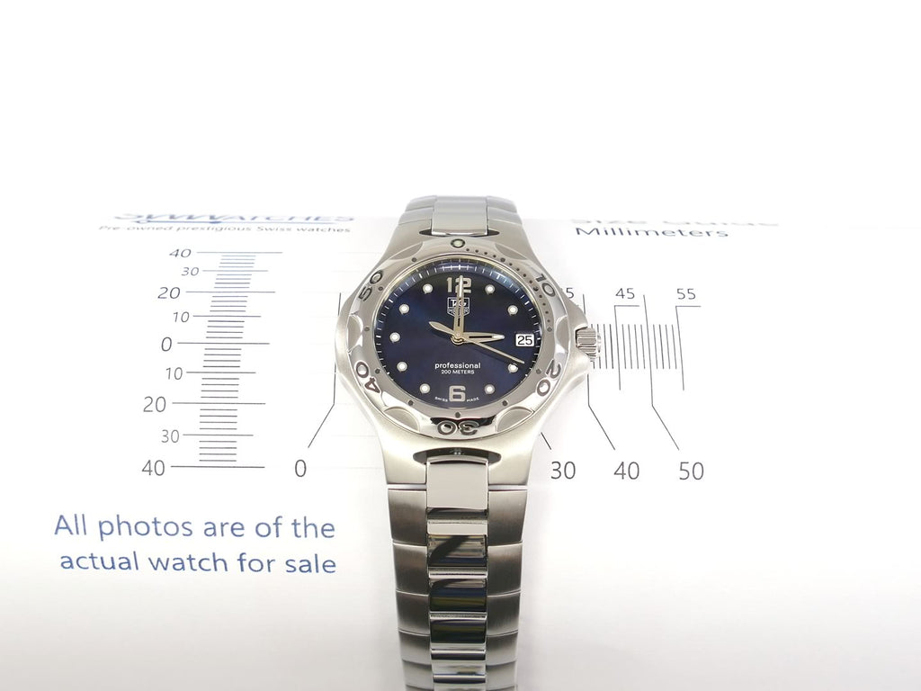 TAG Heuer Kirium WL111F.BA0701 Date 38mm case size