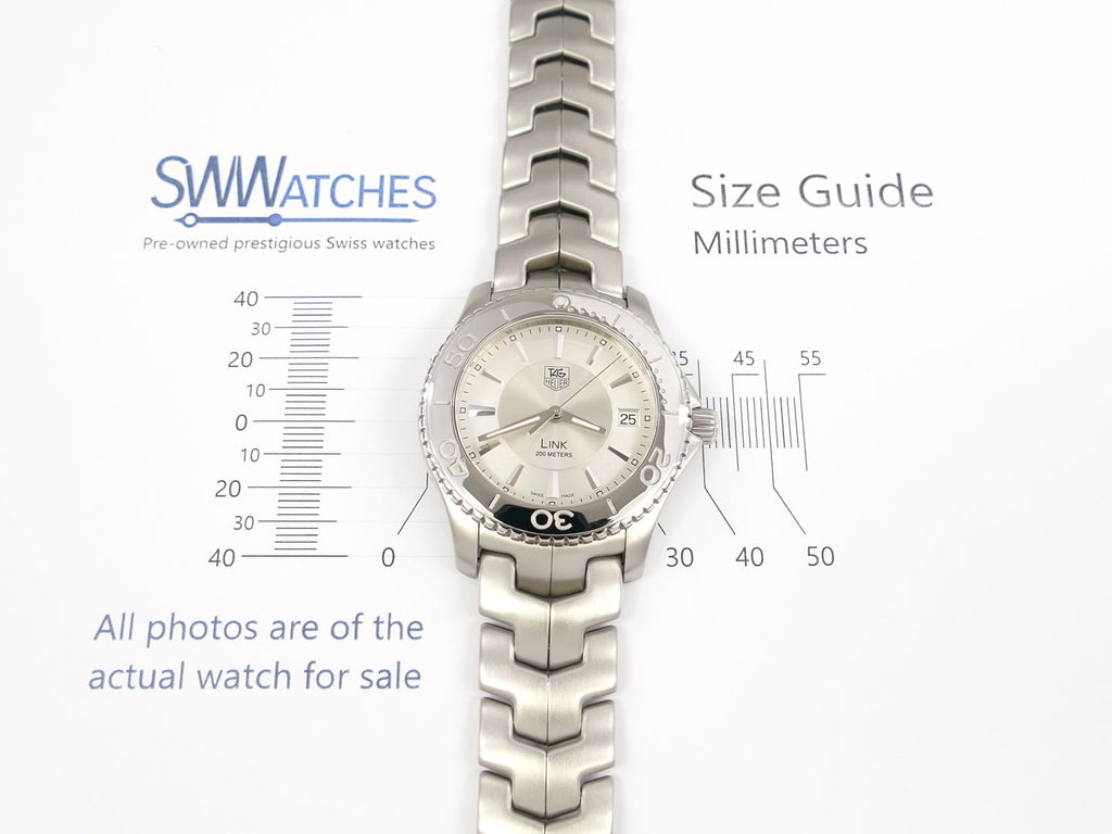 TAG Heuer Link SilverWJ1111.BA0570 Full Size 39mm