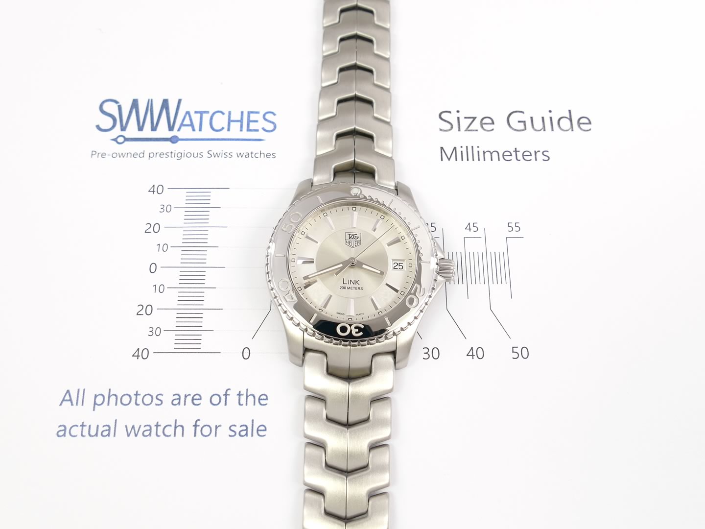 TAG Heuer Link SilverWJ1111.BA0570 Full Size 39mm