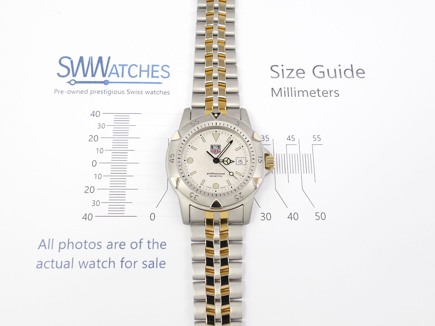 TAG Heuer 1500 Granite Dial 18k Gold - Obama model WD1221-K-20