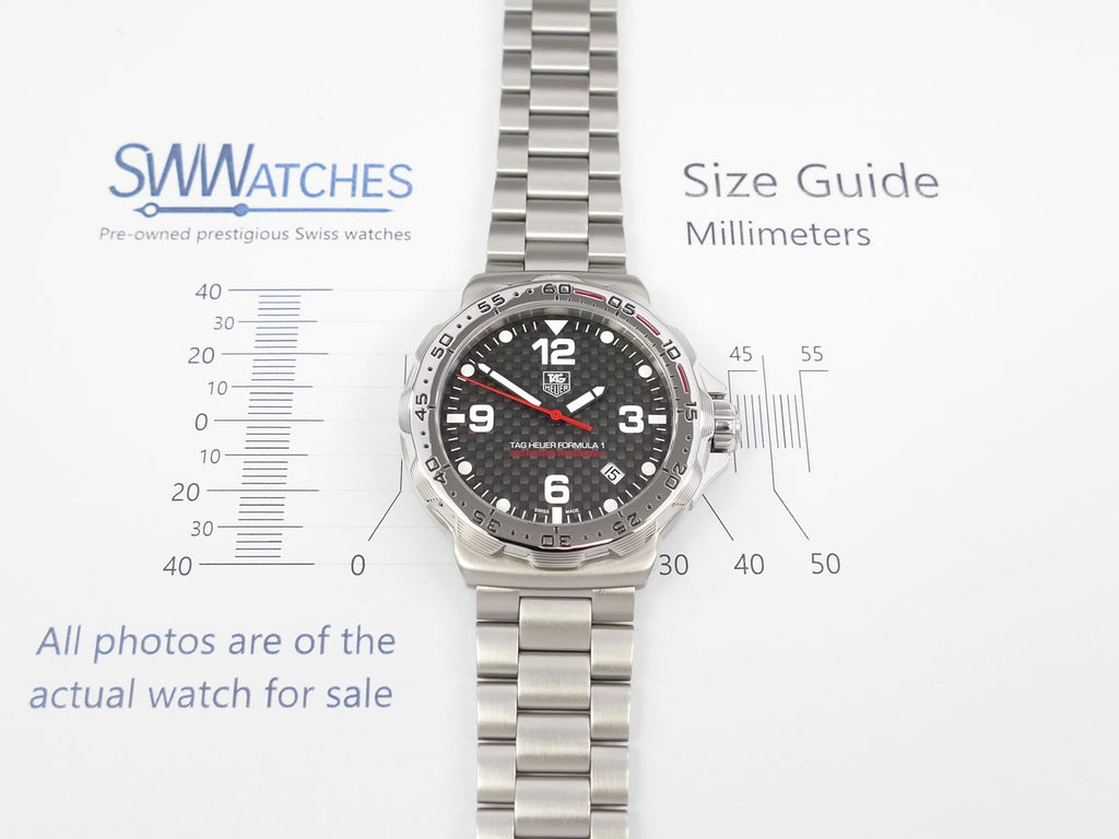 TAG Heuer Formula 1 WAH1115.BA0858 case size 40mm