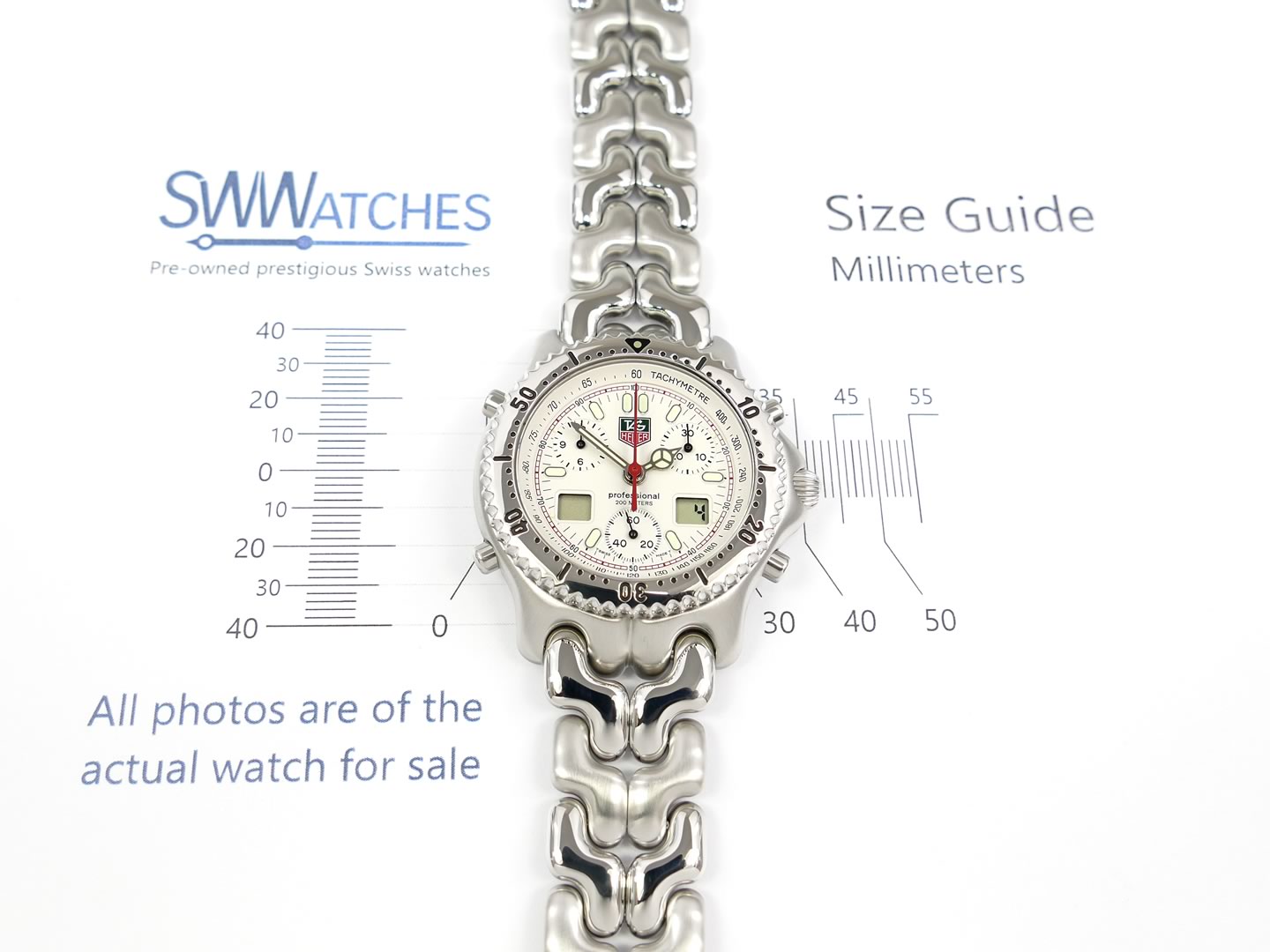 TAG Heuer SEL Chronograph CG1111-0 Lap Timer Chronograph – SWWatches