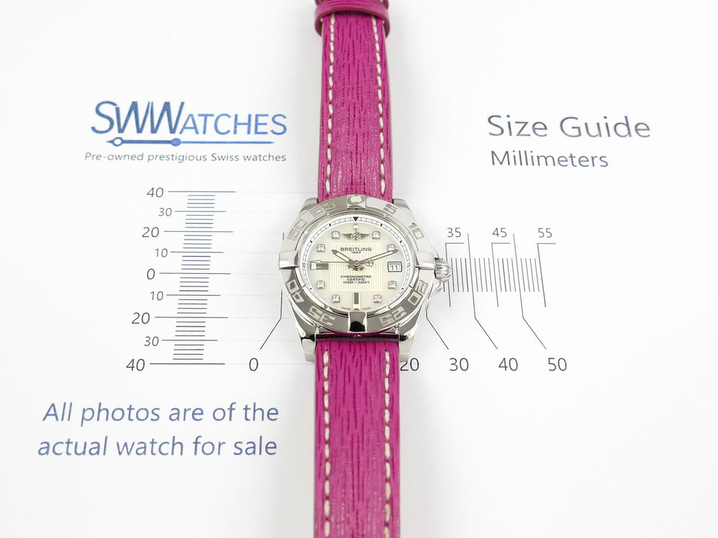 Breitling Galactic 32 A71356L2/A708 case size 32mm