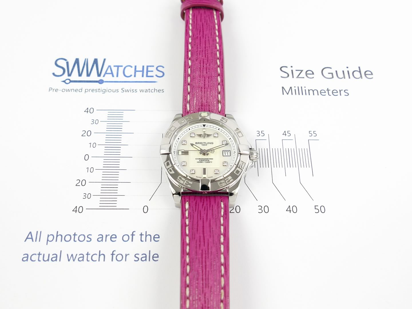 Breitling Galactic 32 A71356L2/A708 case size 32mm
