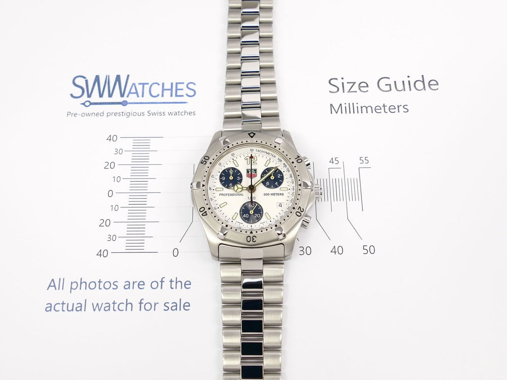 TAG Heuer 2000 CK1111 case size 38mm