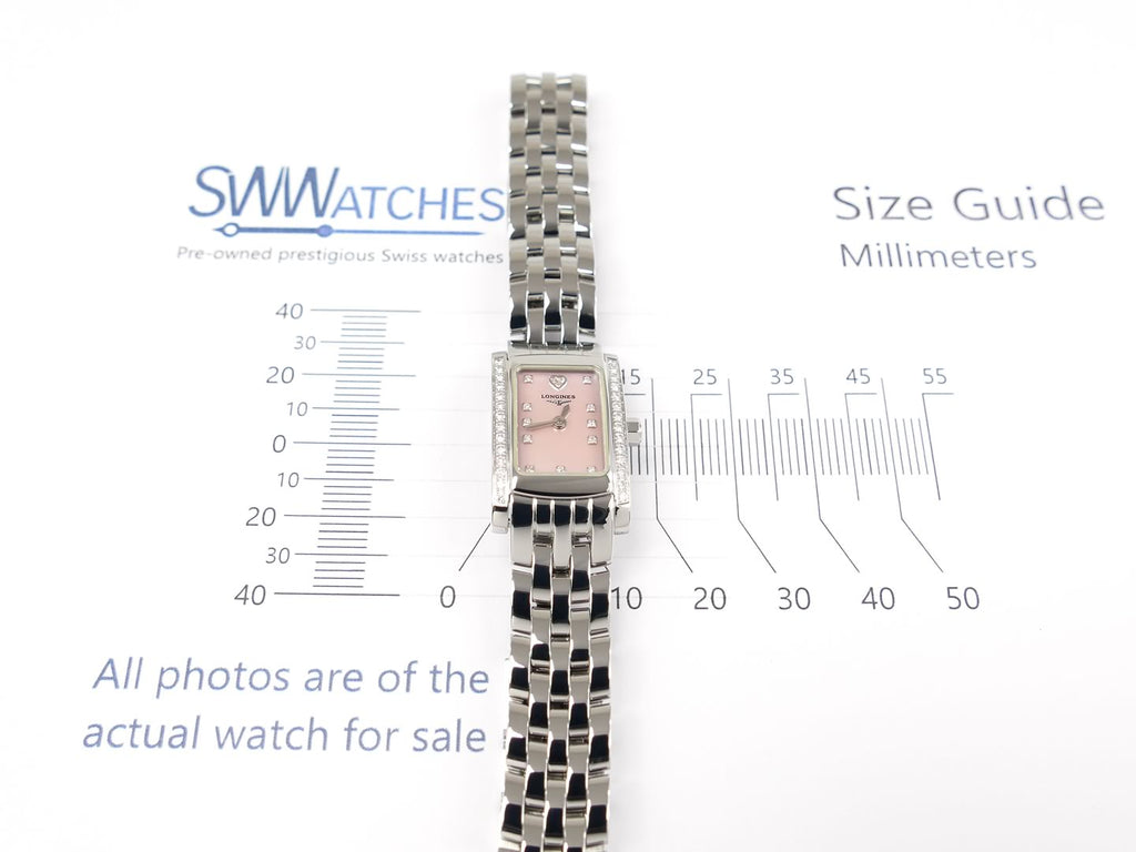 Longines Mini DolceVita L5.158.0.93.6 case size 16 x 25mm