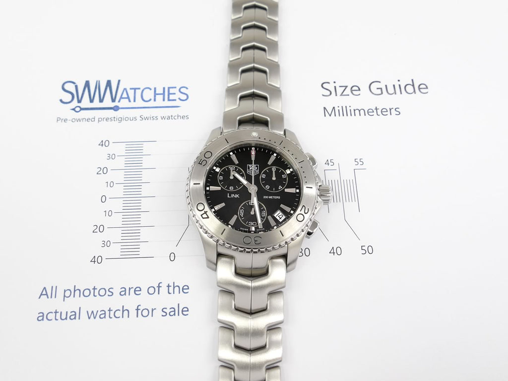 TAG Heuer Link Chronograph CJ1110.BA0576 case 42mm
