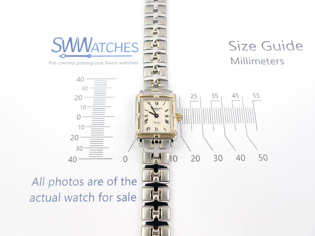 Raymond Weil Parsifal 9630 Rectangular case 18 x 27mm