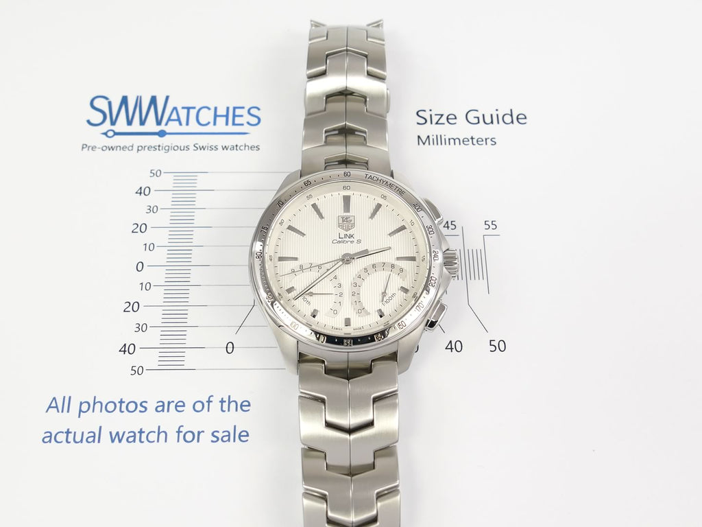 TAG Heuer Link CAT7011.BA0952 tachymeter bezel 43mm
