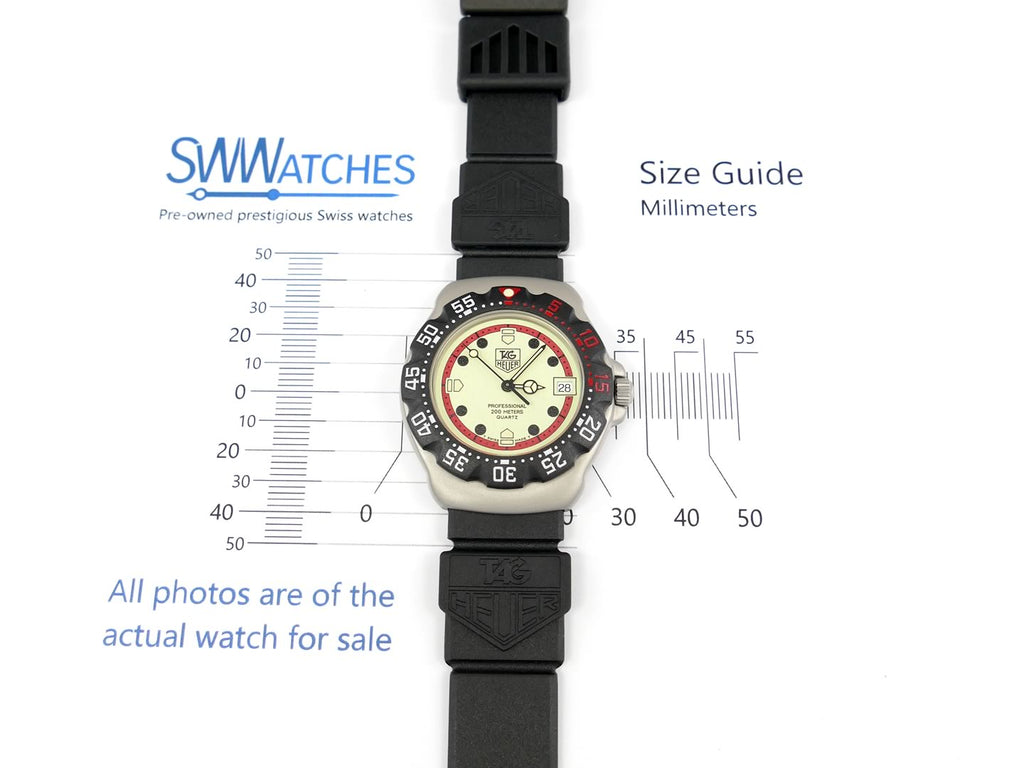 TAG Heuer Formula 1 371.513 case size 35mm