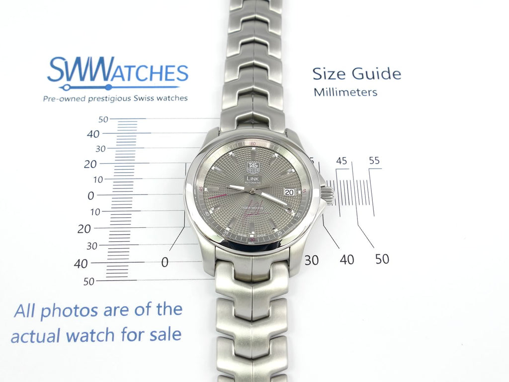 TAG Heuer Link WJF2113.BA0570 case size 38mm