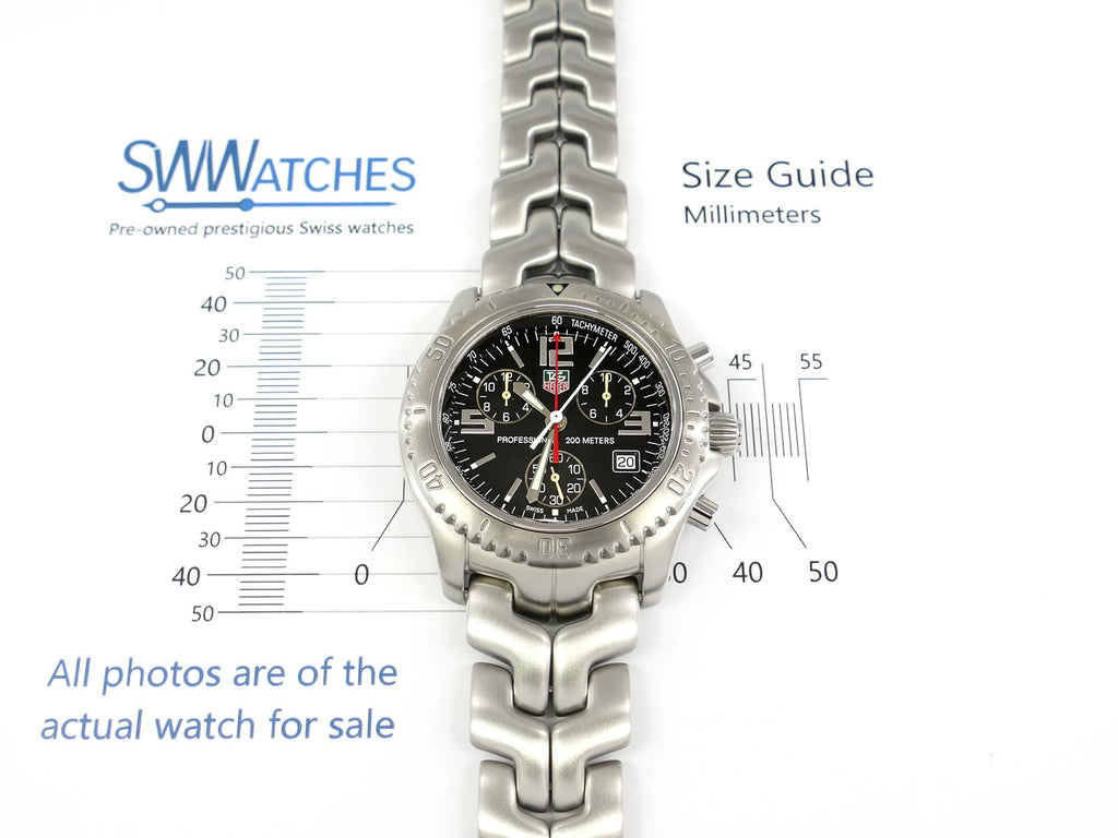 TAG Heuer Link CT1111.BA0550 case size 41mm