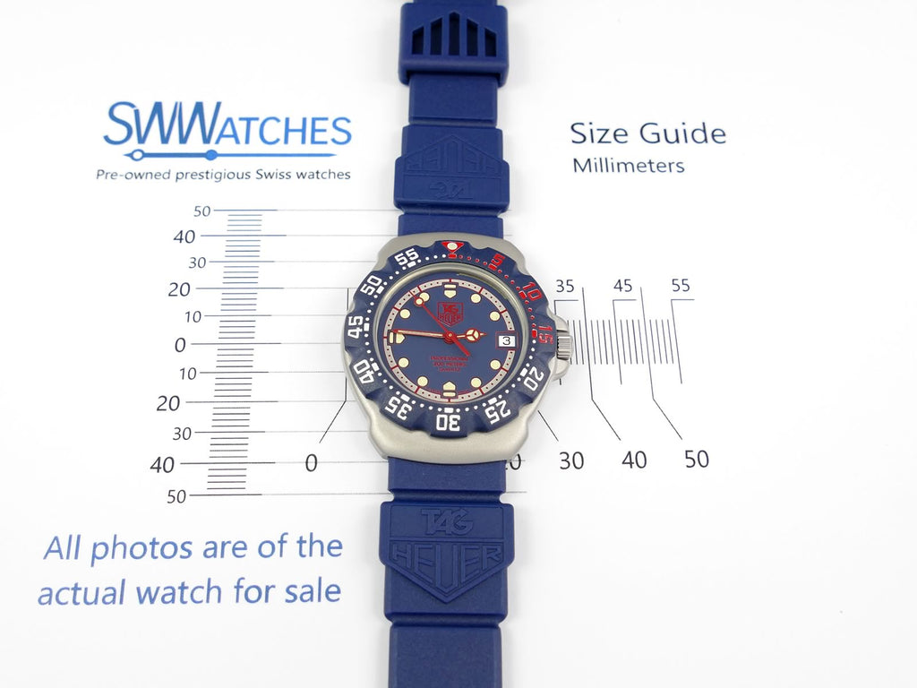 TAG Heuer WA1210 F1 case size 35mm