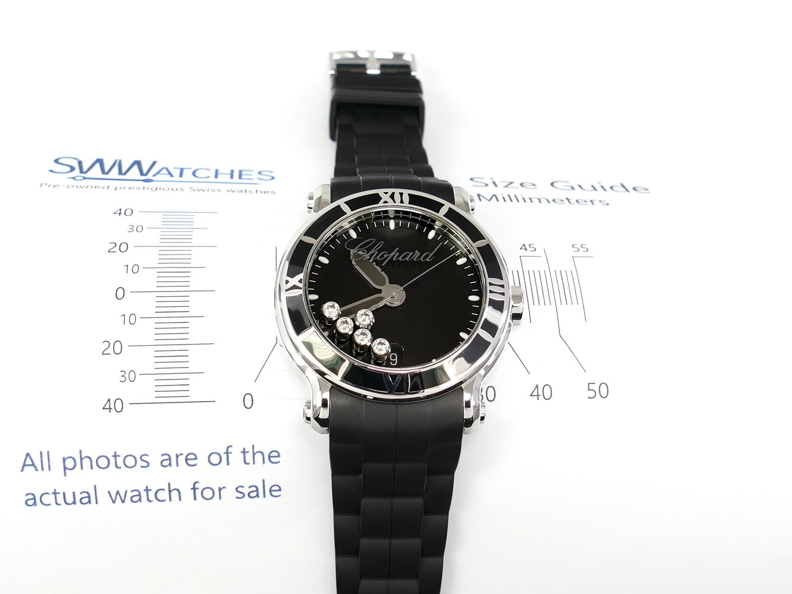 Chopard Happy Sport XL 42mm case size