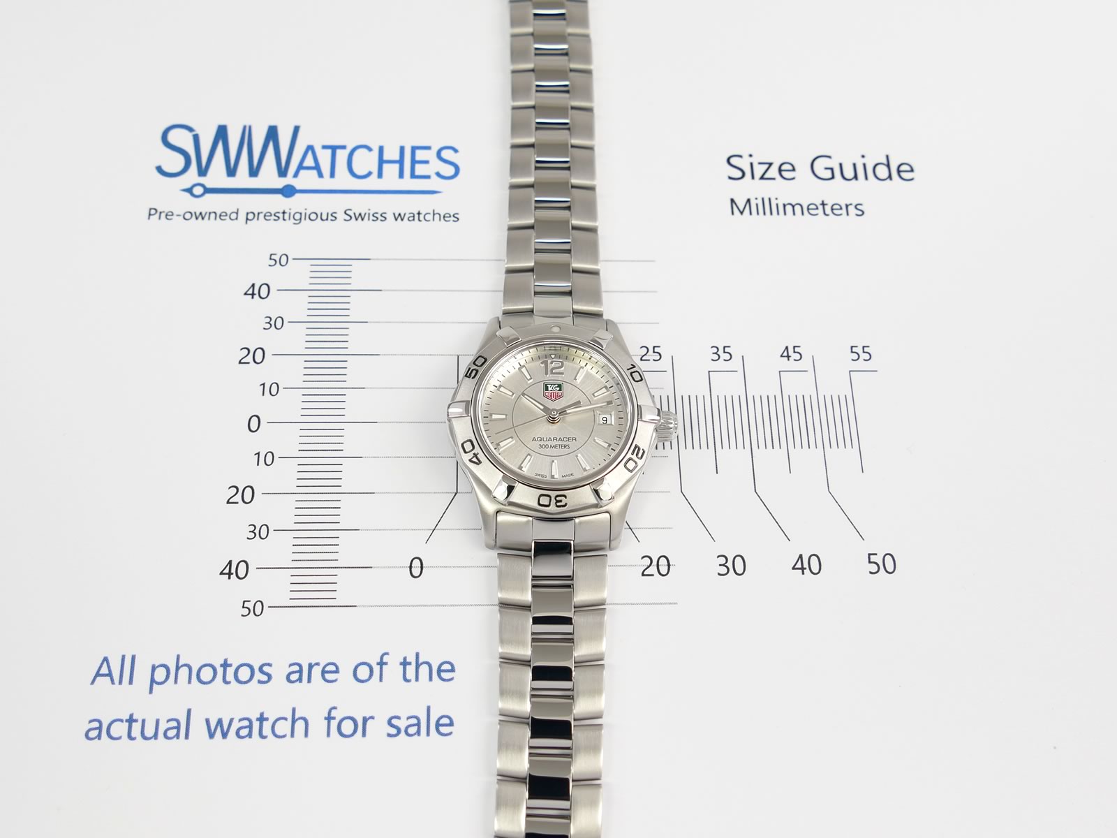 TAG Heuer Aquaracer WAF1412.BA0823 case size 27mm