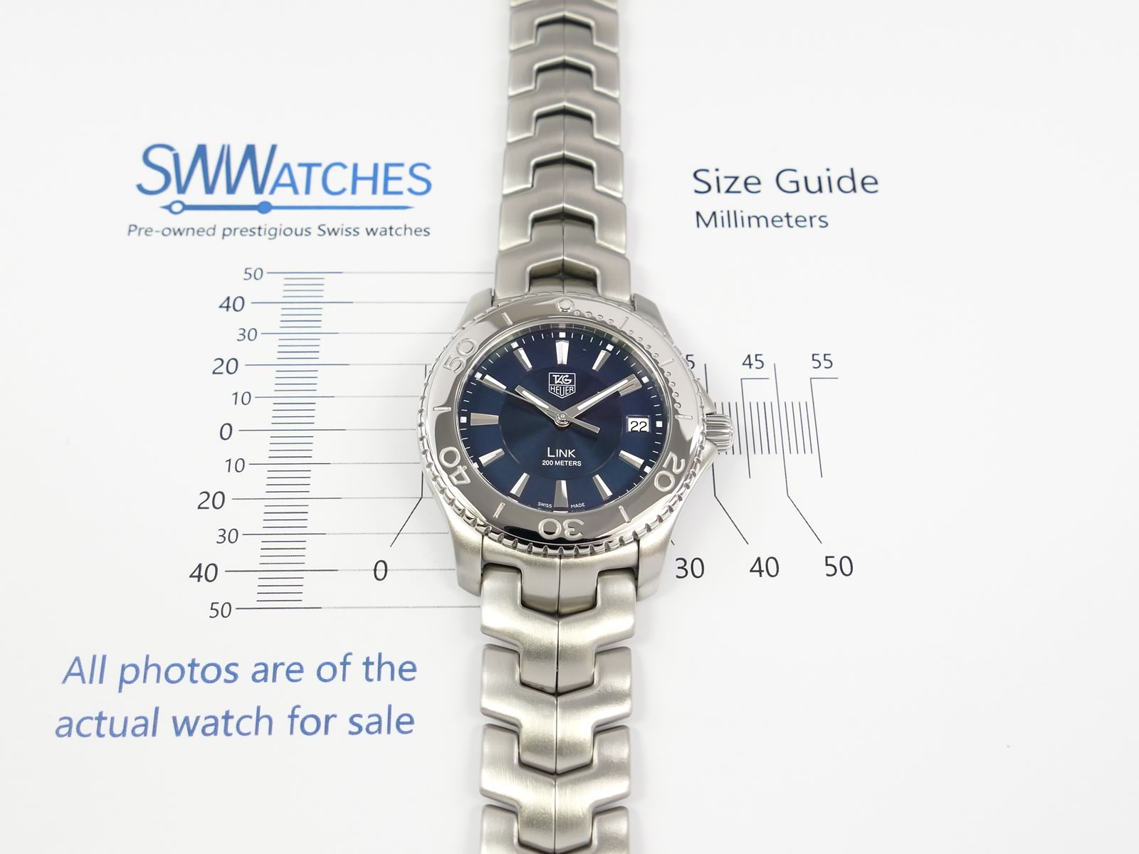 TAG Heuer Link Quartz Blue Dial 39mm WJ1112.BA0570