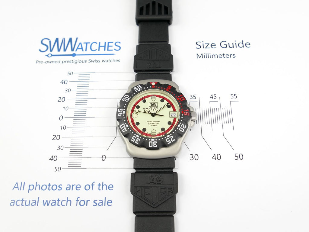 TAG Heuer Formula 1 371.513 case size 35mm