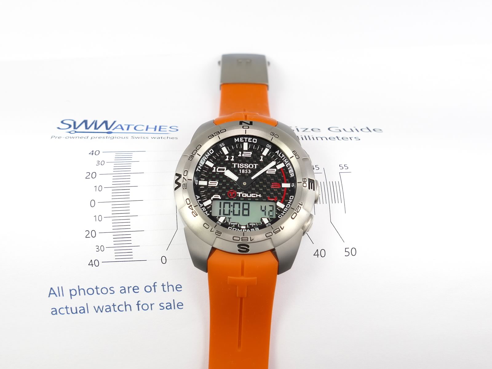 Tissot T-Touch Expert T047.420.47.207.01 case size 43mm