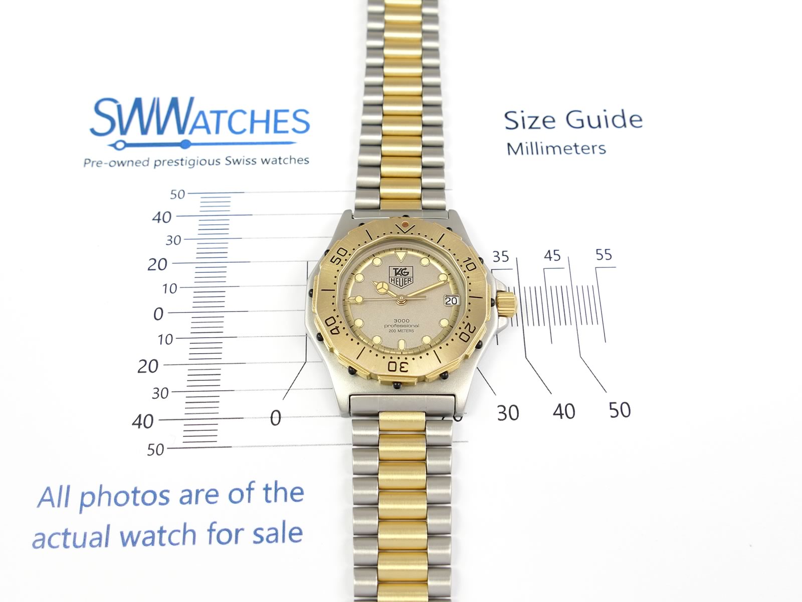 TAG Heuer 3000 934.213 case 35mm