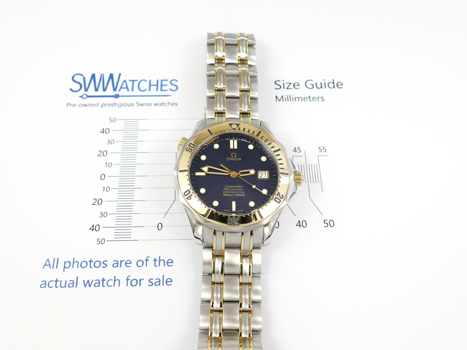 Omega Seamaster 2332.80.00 Full Size 41mm case