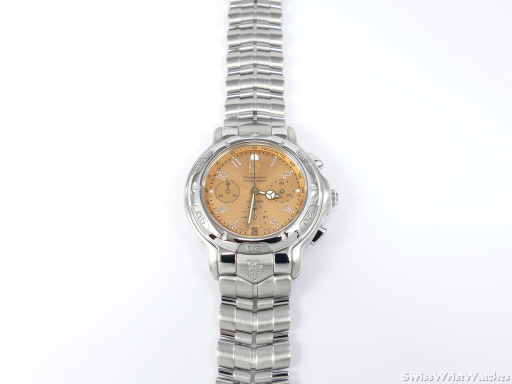 TAG Heuer 6000 Copper Dial Chronometer CH5111 Automatic Chronograph 40mm