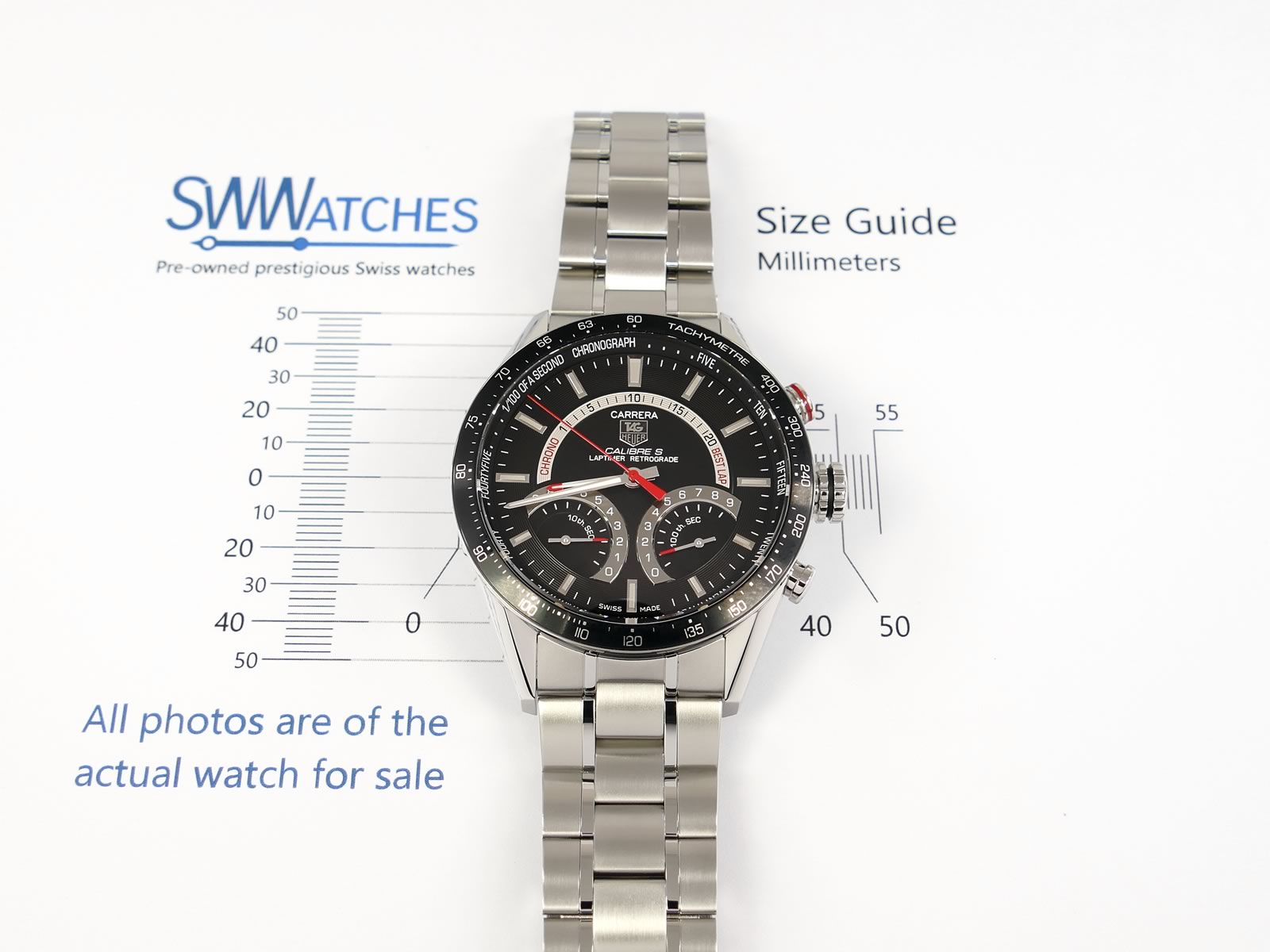 TAG Heuer Carrera CV7A10.BA0795 case size 43mm