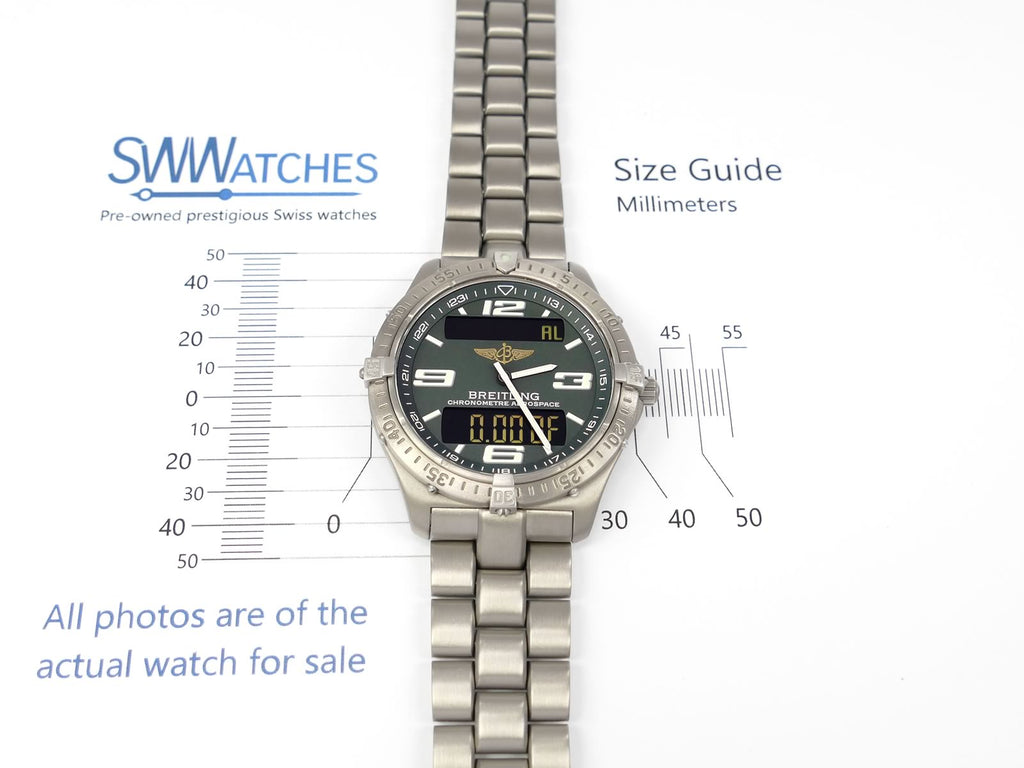 Breitling Aerospace E75362 case size 40mm