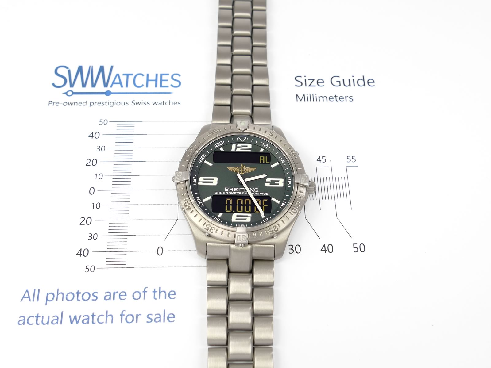 Breitling Aerospace E75362 case size 40mm