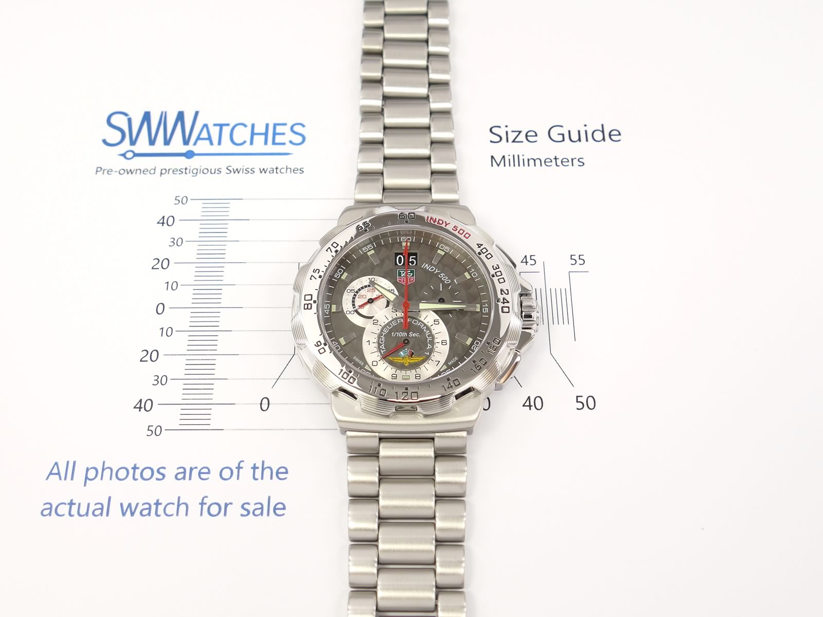 TAG Heuer Indy 500 CAH101A.BA0854 Formula 1 44mm