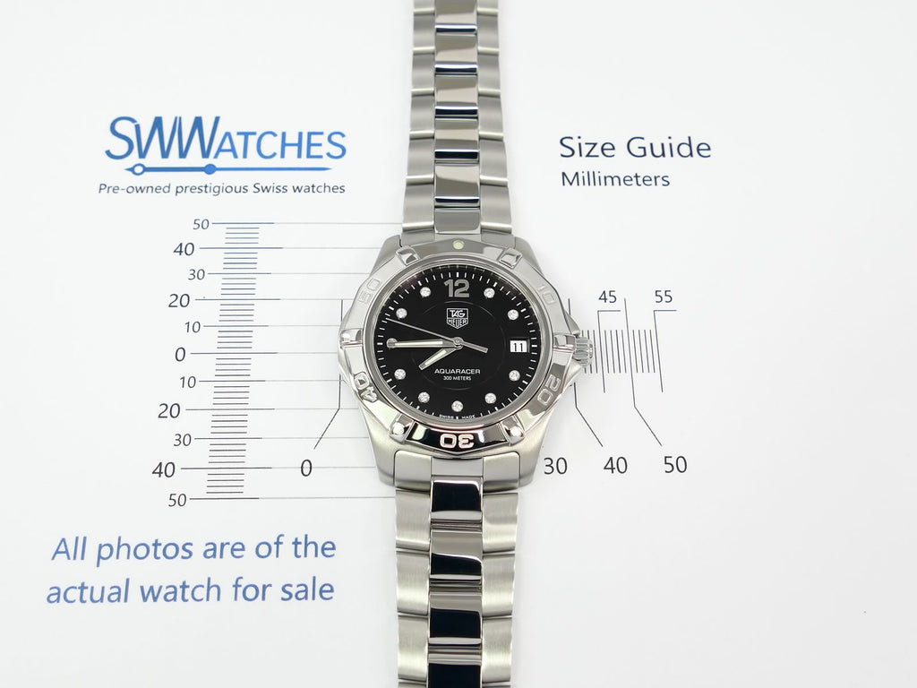 TAG Heuer Aquaracer WAF111C case size 39mm