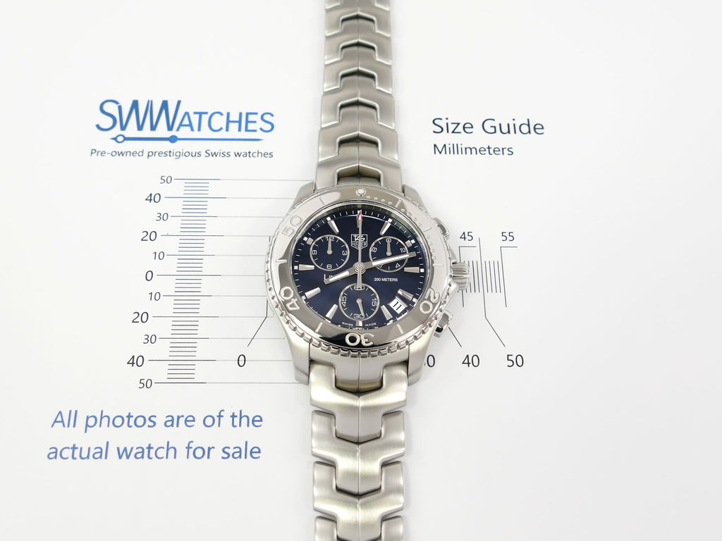 TAG Heuer Link CJ1112.BA0576 case size 41mm