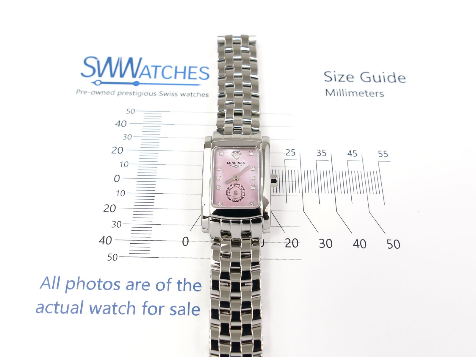 Longines DolceVita 20 x 30mm case size L5.155.4.93.6