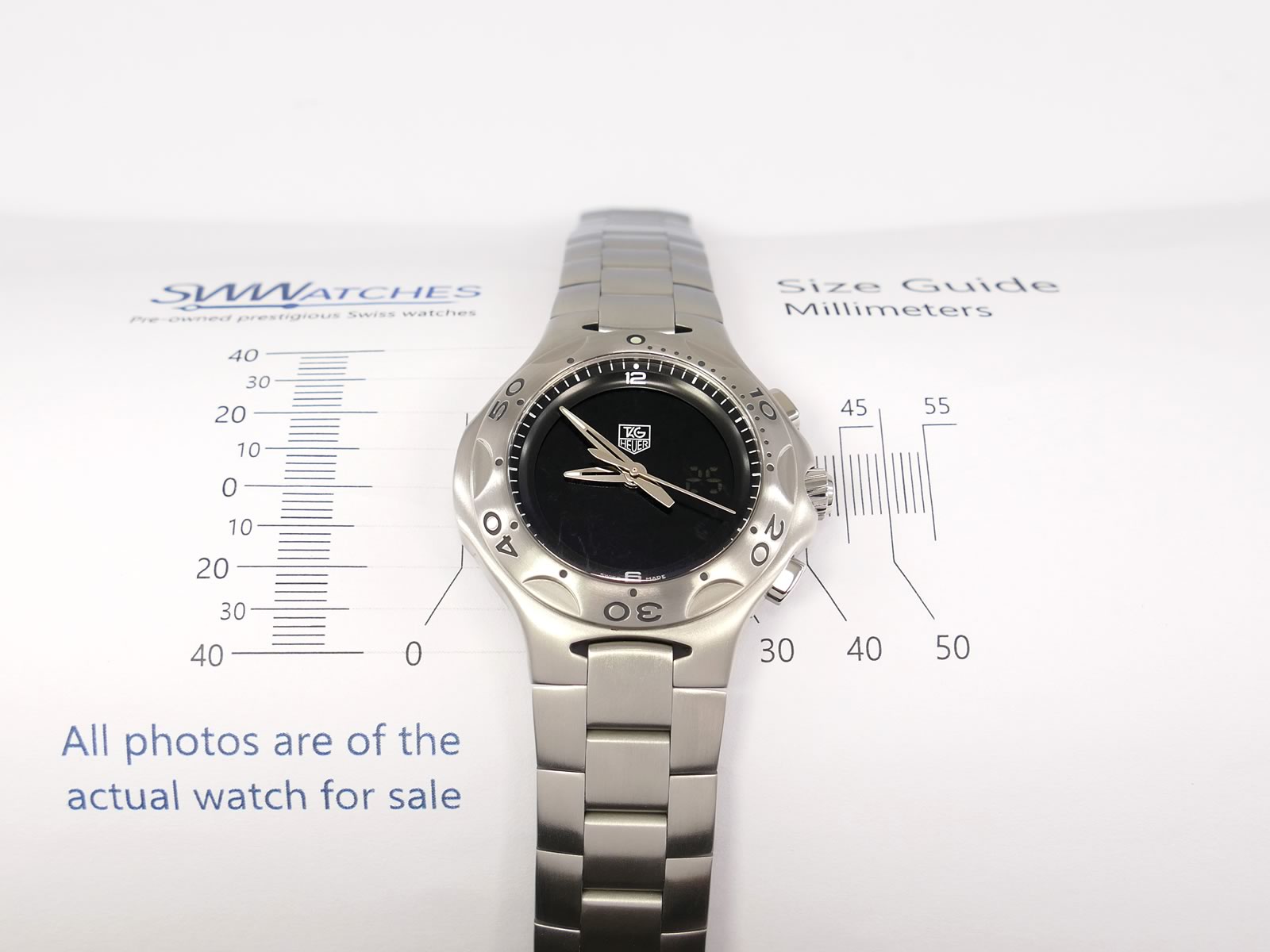 TAG Heuer Kirium F1 case size 39mm CL111A