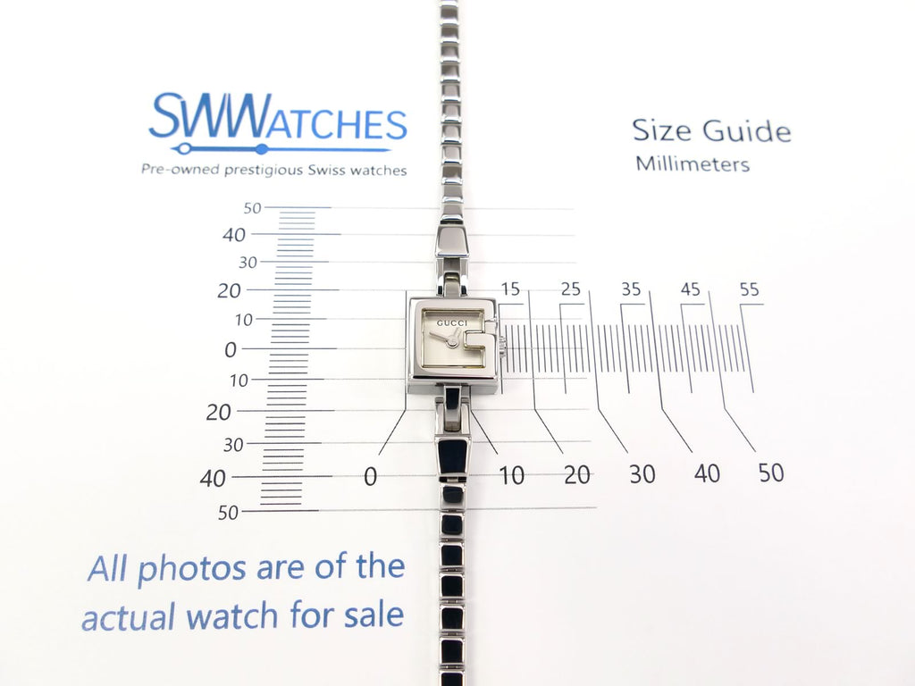 Gucci 102 Mini G Silver Very Small 14mm Case