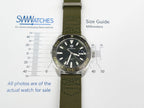 TAG Heuer Aquaracer 300M Khaki 43mm case size WAY101E