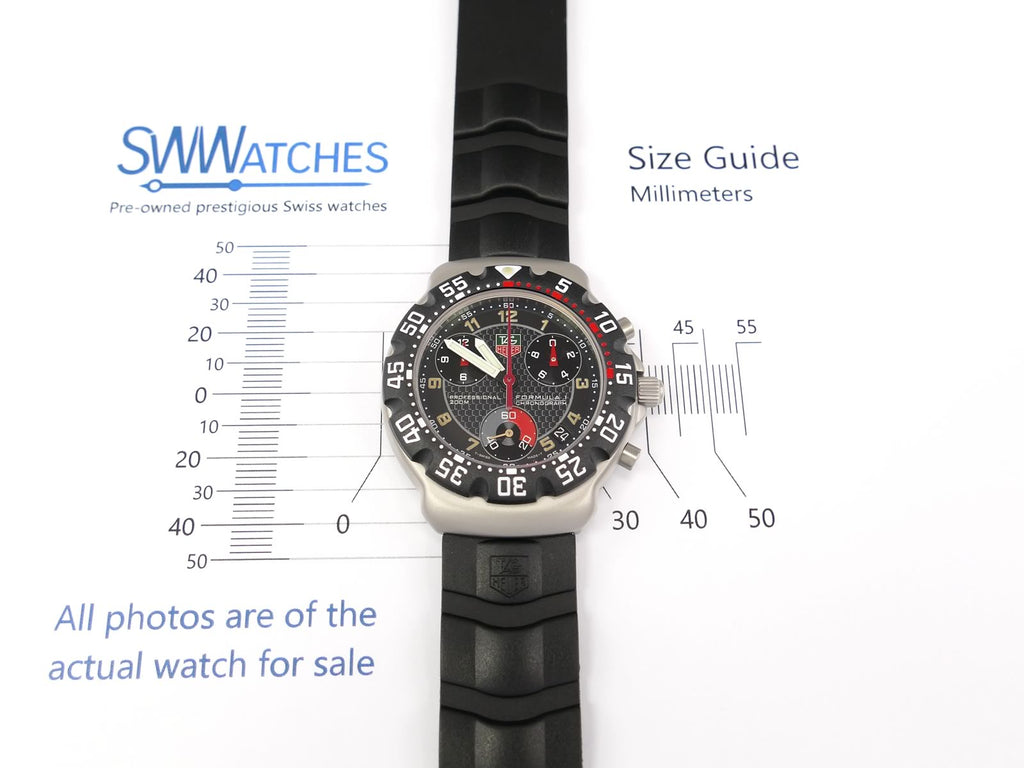 TAG Heuer Formula 1 CA1211-1 case size 38mm
