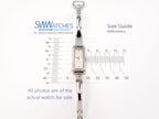 Gucci G-Line 109 Silver Dial with 2 Diamonds case 14 x 32mm