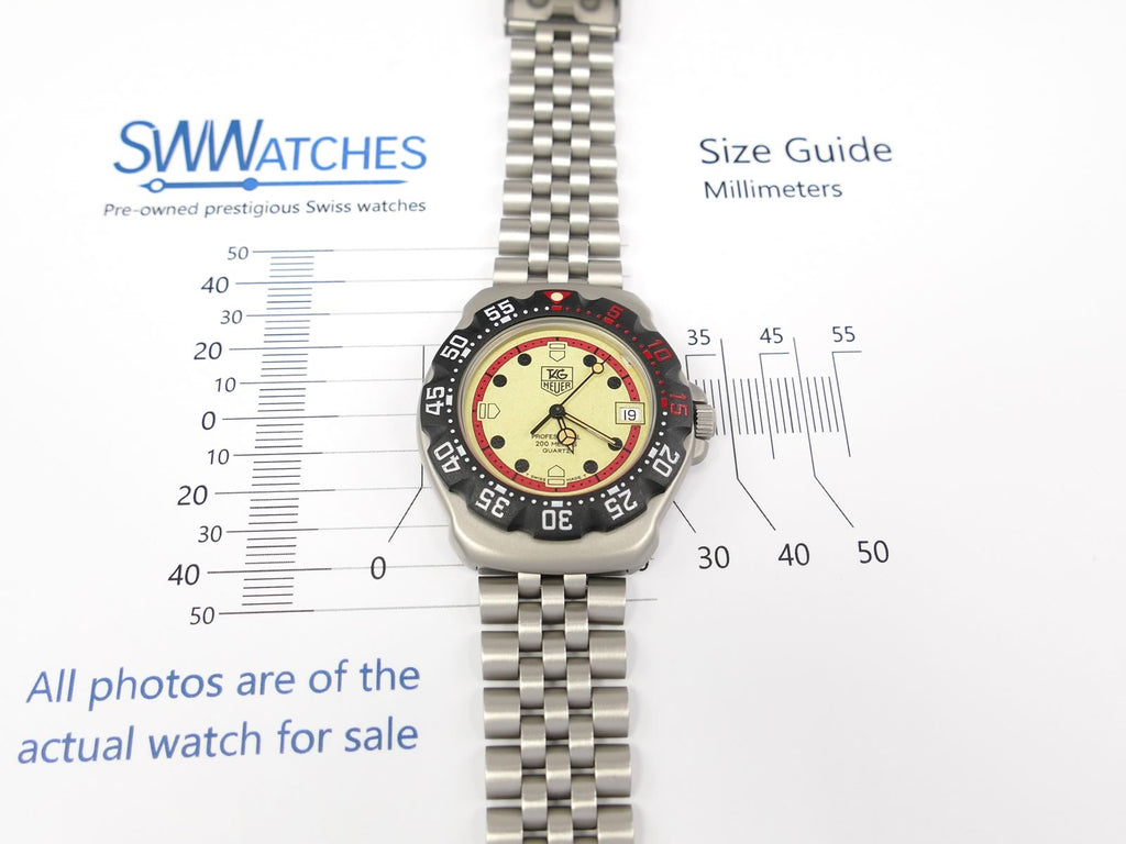 TAG Heuer Formula 1 371.513 case 35mm size